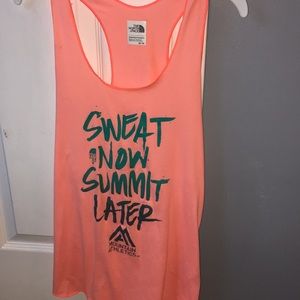 North face workout tank top